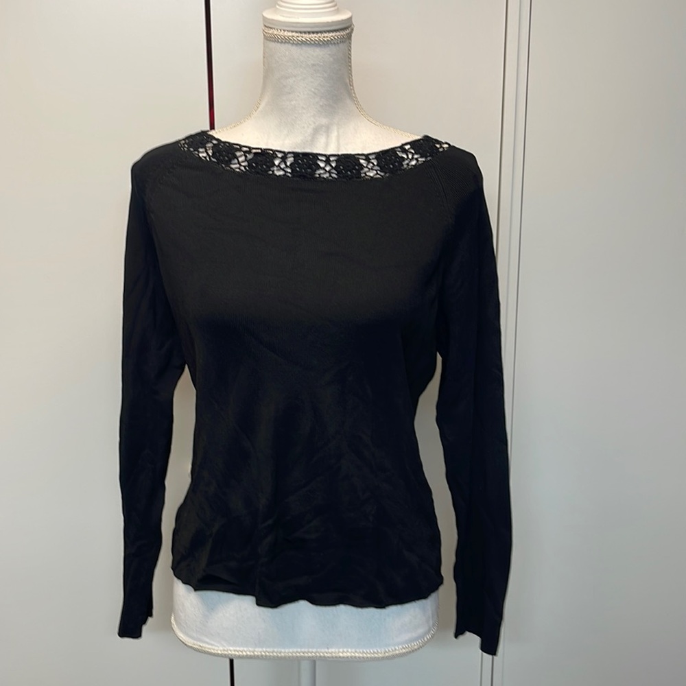 Debbie Morgan Boat neck top size M excellent condition